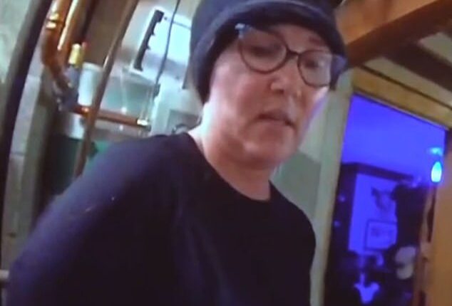 Mitchell was caught in the act dressed in all black while at her stepmother's home in the northwestern Minnesota city of Detroit Lakes in April of last year