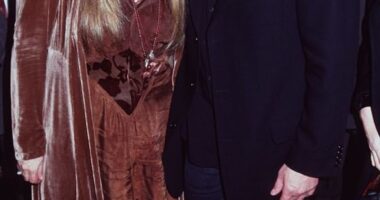 Fleetwood Mac members Stevie Nicks and Lindsey Buckingham appear to be ready to move past their decades-long feud (pair pictured in 1998)