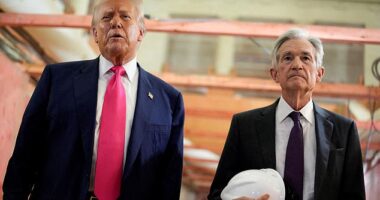 Trump said the positive data should push the Federal Reserve into lowering interest rates