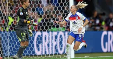 Chloe Kelly scored the fifth and final penalty to give England a 3-1 shoot-out win over Spain