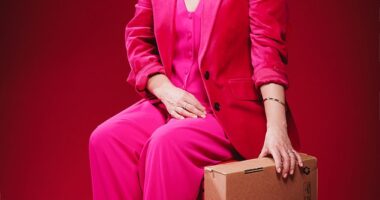 In December 2023, Lisa Snell had a wake-up call in M&S while trying on size 14 trousers. She says: 'The changing-room mirrors surrounded me as I stood in my underwear, aghast. I’d gained weight everywhere. I barely recognised myself'