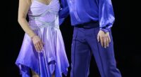Jayne Torvill and Christopher Dean on 11 April, 2025, during their tour, Torvill & Dean: Our Last Dance, in London