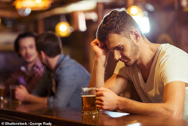 A man has sparked a debate after admitting he feels 'weird' hanging out with a male friend during a non-drinking daytime activity (stock image)