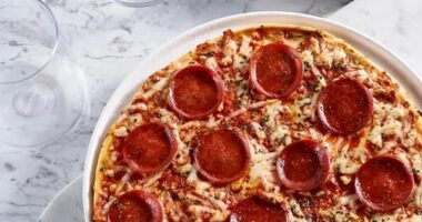 The Dr. Oetker Ristorante frozen pizza range, which includes their Pepperoni pizza (pictured) was picked as a standout. Their pizzas retails for $9 at Coles and Woolies