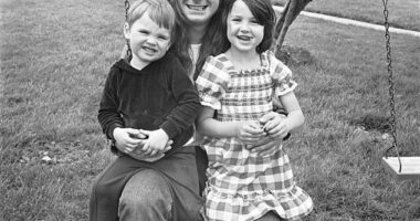 Ozzy Osbourne is survived by his six children following his death aged 76 on Tuesday (Ozzy pictured with kids Louise left and Jessica right in 1978)