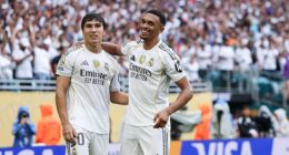 Trent Alexander-Arnold registered his first assist for Real Madrid against Juventus