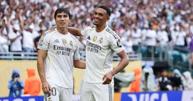 Trent Alexander-Arnold registered his first assist for Real Madrid against Juventus
