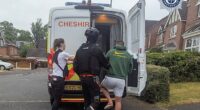 Cheshire Police cops staged a series of raids targeting alleged members of an Albanian crime gang on Wednesday