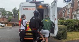 Cheshire Police cops staged a series of raids targeting alleged members of an Albanian crime gang on Wednesday