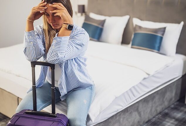 A tourist who shipped her clothes straight to her hotel in order to avoid hassle with heavy luggage has suffered a devastating mishap (stock image)