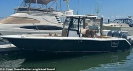 Two people have drowned after their 27ft Sea Hunt boat capsized in New Haven Harbor