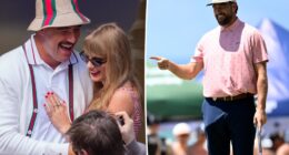 Travis Kelce gives adorable reaction to fan who calls Taylor Swift the 'best girlfriend in the world'