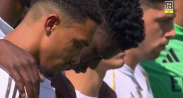 Trent Alexander-Arnold fights back tears as Real Madrid star joins tribute to his former Liverpool team-mate Diogo Jota after forward's tragic death at 28