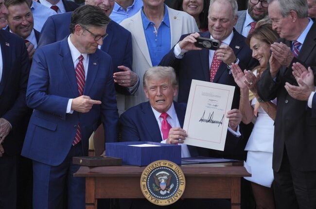 Trump Signed the BBB at the The White House on the 4th of July