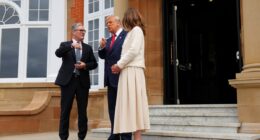 Trump UK visit live: Starmer meets US president at Turnberry ahead of crunch talks on Gaza