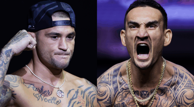 Dustin Poirier and Max Holloway