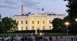 Hello, Mr President: The first thing I did in DC? Headed to the White House of course to (allegedly) see the President land and (probably) greet my arrival