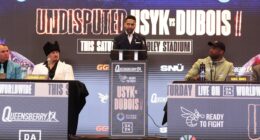 Usyk vs Dubois 2 press conference live: Heavyweight rivals share stage ahead of Wembley rematch