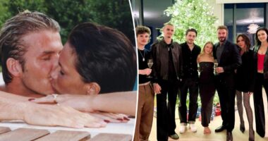 Victoria, David Beckham shares PDA-packed anniversary tributes -- and honor all 4 kids