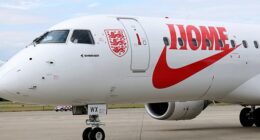 Victorious Lionesses land back in the UK as fans flock to see their Euros heroes ahead of trip to Downing Street - despite being told to STAY AWAY