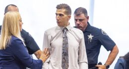 Bryan Kohberger in court on July 2 where he changed his plea to guilty for the murders of four Idaho students