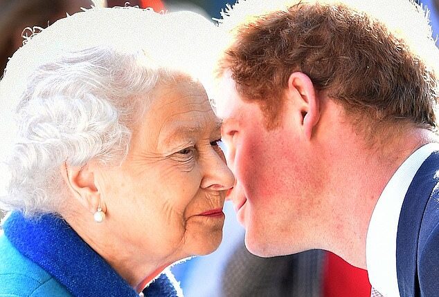 The Queen's initial joy at Harry's happiness is said to have steadily dissipated, writes Richard Kay. Pictured in 2015 at the Chelsea Flower Show