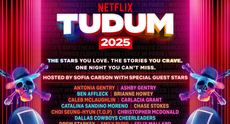 Netflix Tudum 2025 live event lineup via Netflix