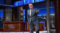 The axing of Stephen Colbert's Late Show has been received as a death knell for late night television - but there's still time for one more rising star before the world of cable TV is eclipsed by TikTok, YouTube, and Instagram reels. (Pictured: Colbert hosting the show in July)