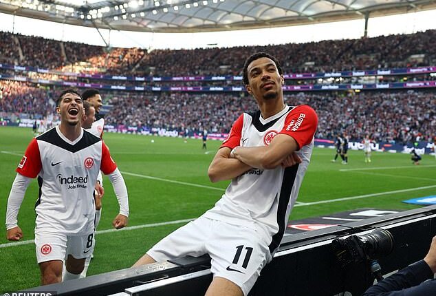 Hugo Ekitike was at the centre of a battle between Newcastle and Liverpool for his services