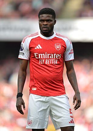 Thomas Partey will feature on the official Premier League trading cards for 2025-26