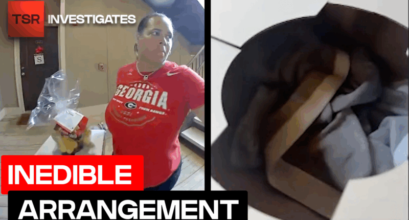 Inedible Arrangement: Woman Finds SHOCKING Surprise/Underwear/Dirty Drawers In Her Delivery Box