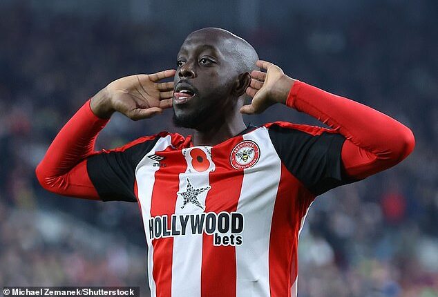 Yoane Wissa 'wants to LEAVE Brentford despite the club opening contract talks' amid interest from several Premier League clubs - with Bees team-mate Bryan Mbuemo heading to Man United