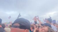 Zara McDermott and Louis Tomlinson have left some fans in hysterics after a clip of their kooky PDA from last weekend's Glastonbury festival was posted to TikTok