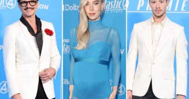 ‘The Fantastic Four: First Steps’ LA premiere: Pedro Pascal, Vanessa Kirby, Joseph Quinn, Ebon Moss-Bachrach and more