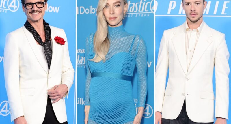 ‘The Fantastic Four: First Steps’ LA premiere: Pedro Pascal, Vanessa Kirby, Joseph Quinn, Ebon Moss-Bachrach and more