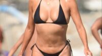 Eva Longoria showed off her sensational figure yet again when she was spotted soaking up the sun on a Spanish beach this week