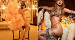 All the details on Taylor Swift's 'The Life of a Showgirl' album artwork outfits