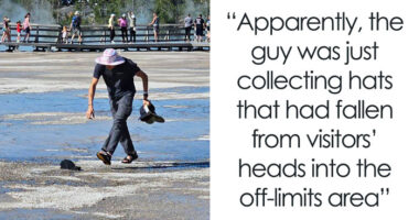 “And These People Reproduce”: Guy Violates Yellowstone Trespassing Rules, Netizens Respond Wittily