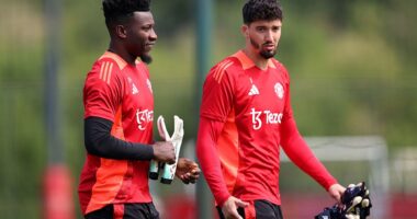 Andre Onana left on the bench again as Manchester United prepare to face Fulham