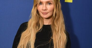 Anna Delvey, seen here in July, is selling 'Bunnygate' merch after she was accused of dumping rabbits in Brooklyn following a photo shoot last week