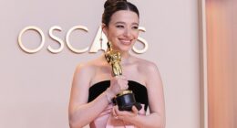 Anora star Mikey Madison has revealed she prefers seclusion over parties in a new interview with Vogue Italia (pictured winning her Oscar in March)