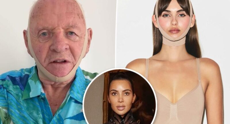 Anthony Hopkins pokes fun at Kim Kardashian’s ‘Hannibal’-esque Skims face mask