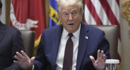 A federal appeals court ruled Friday that President Donald Trump had no legal right to impose sweeping tariffs but left in place for now his effort to build a protectionist wall around the American economy