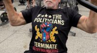 Former California Governor Arnold Schwarzenegger donned an expletive-laden shirt to troll incumbent Gavin Newsom over his plans to redraw districts in the state