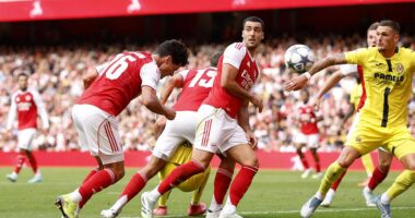 Arsenal vs Villarreal: Live score, team news and updates as Christian Norgaard pulls one back for hosts after visitors take a two-goal lead - including a sublime strike from ex-Gunner Pepe