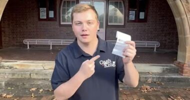 Oliver Griffiths received a $97 fine after parking on his university campus without a ticket