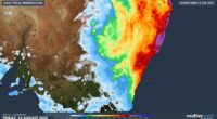 Image: Rainfall accumulation in NSW up until 10pm Friday. Source: Weatherzone