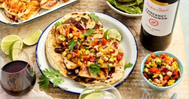 BBQ Chicken and Halloumi Recipes with Wine Pairings from Matthew Hoggard