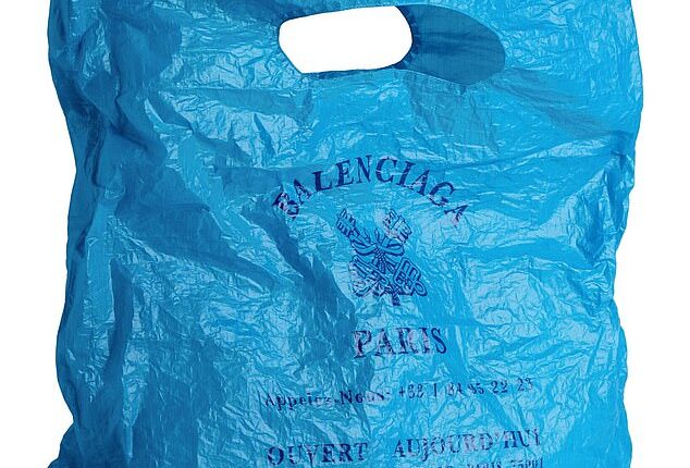 Balenciaga's newest bag is raising eyebrows. The Marché Packable Tote Bag (pictured) looks remarkably like a basic plastic bag from your average supermarket - but costs almost £800