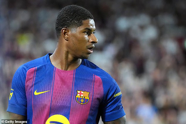 Marcus Rashford is one of six players Barcelona want to register for the new LaLiga season